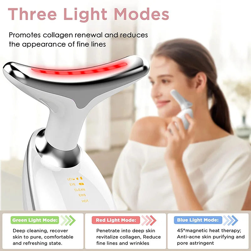 GlowLift™ Face & Neck Sculptor - EMS Therapy & Skin Rejuvenation