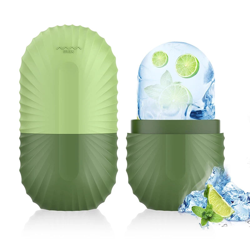 FrostGlow™ Reusable Ice Roller | De-Puff, Brighten & Soothe Skin Naturally